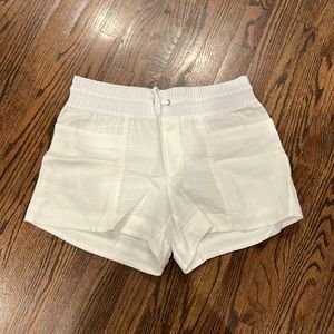 COPY - Athleta Cabo Linen Shorts, White, 4” Inseam, Never Worn! Size 6